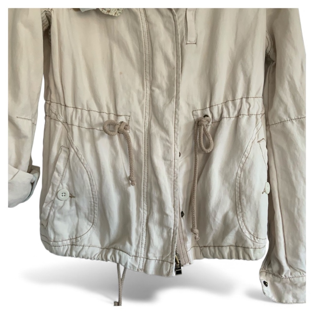 Anthropologie Daughters of the Liberation Tan Anorak Utility Jacket SZ 10 - Picture 7 of 15